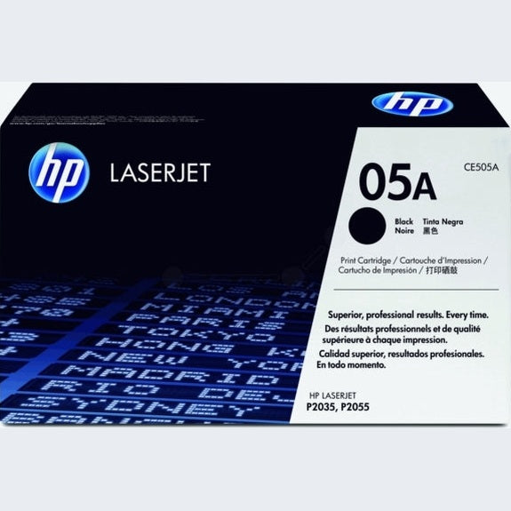 HP Toner 05A CE505A Tonerkartusche Schwarz für Original HP LaserJet Drucker