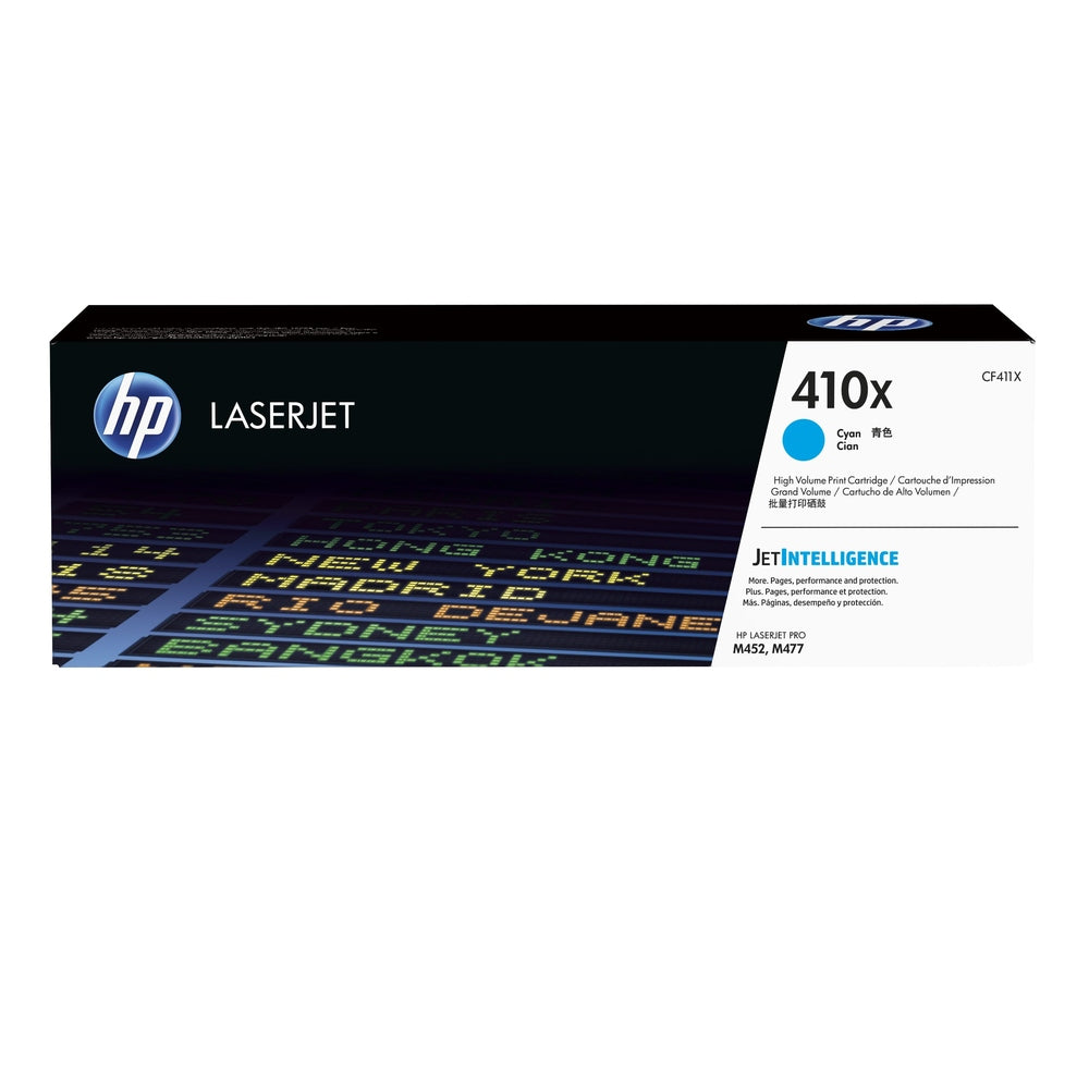 HP Toner CF411X Tonerkartusche Cyan für Original HP Color LaserJet Drucker