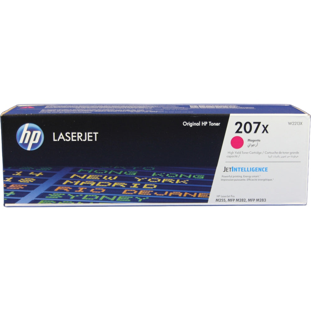 HP Toner W2213X Magenta No. 207X für Original HP Color LaserJet Pro M255dw / M255nw / MFP M282nw / M283cdw / M283fdw