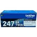 Brother Toner TN247BK TWIN Tonerkartusche Schwarz für Original Brother Laserdrucker (2er-Set)