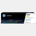 HP Toner 203X CF542X Tonerkartusche Gelb Hohe Ergiebigkeit für Original HP LaserJet Drucker